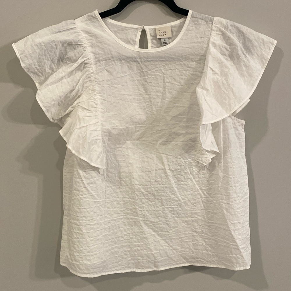 A New Day Flutter Sleeve Tank Top